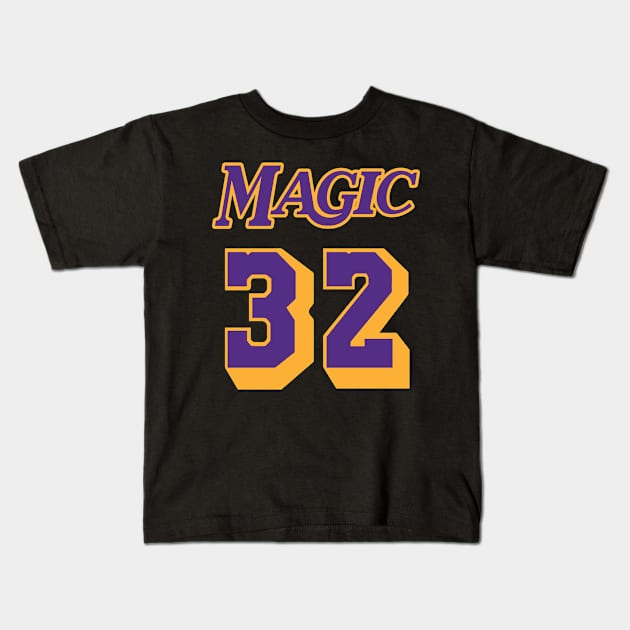 Magic Jersey (Front/Back Print) Kids T-Shirt by darklordpug